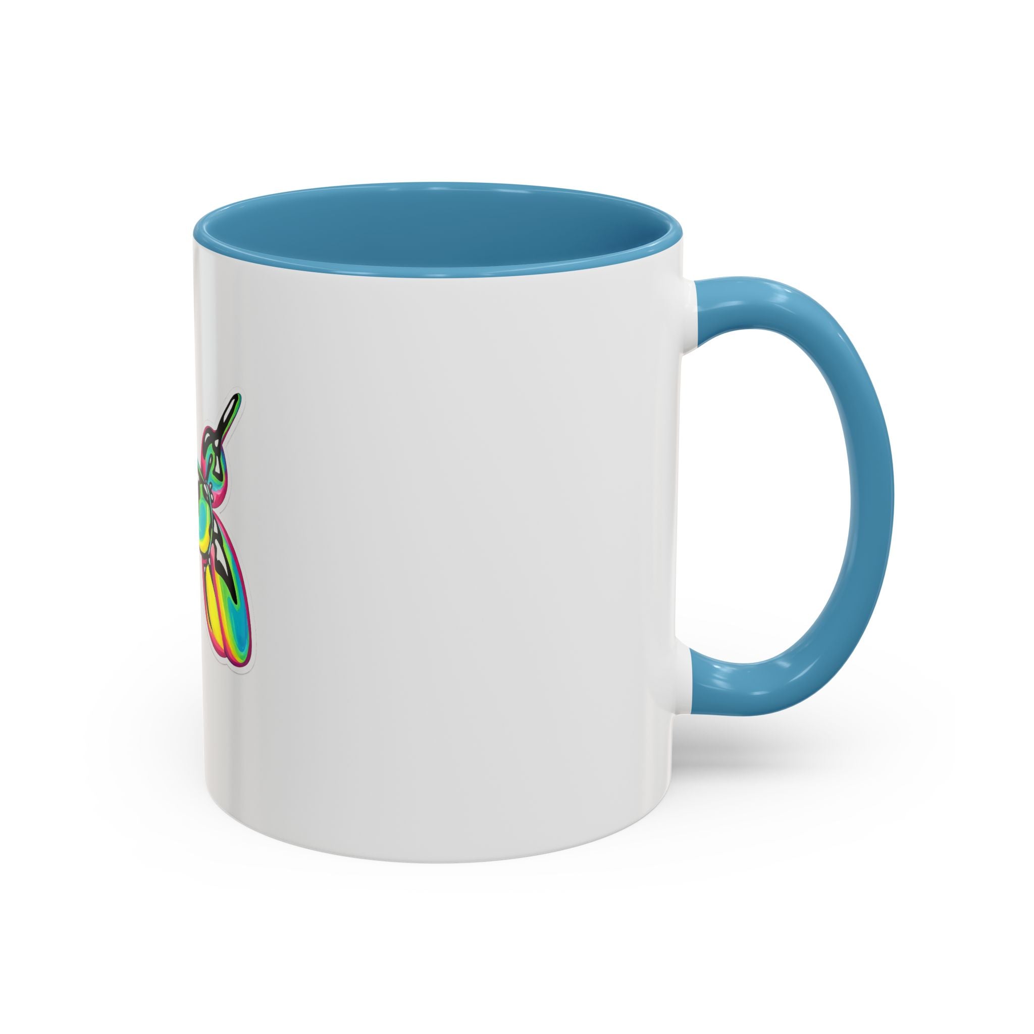Colorful Balloon Dog Coffee Mug — Vibrant Pop Art Accent Mug (11/15 oz)