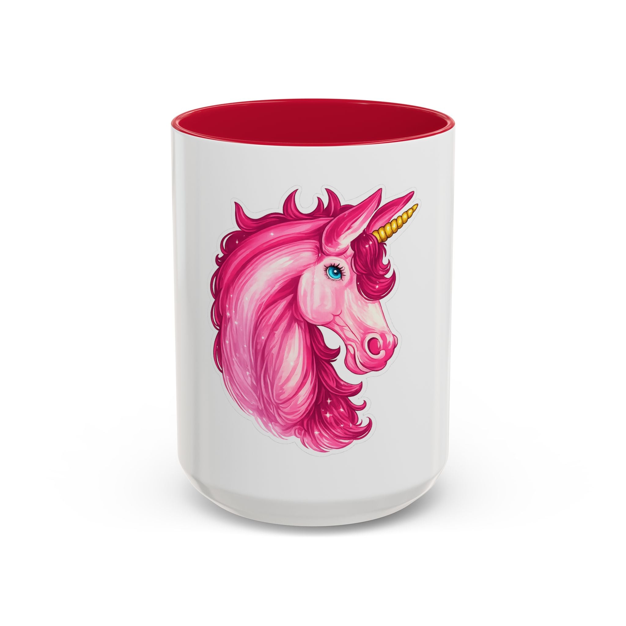 Pink Unicorn Mug — Colorful 11oz & 15oz Ceramic Coffee Cup