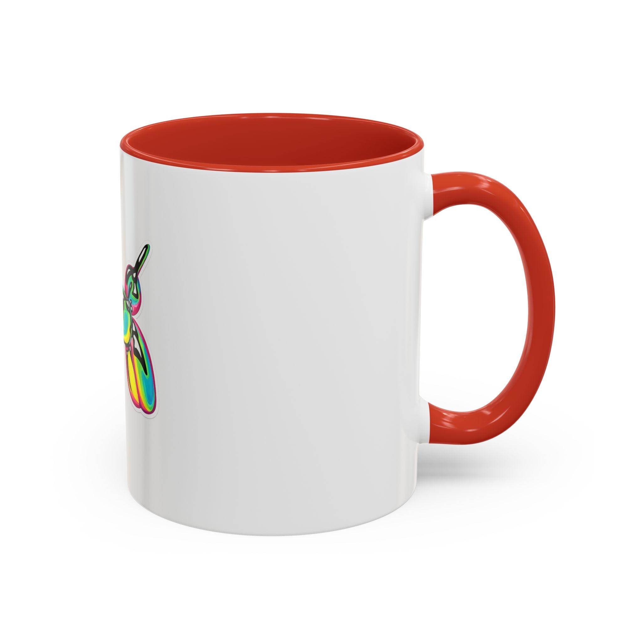 Colorful Balloon Dog Coffee Mug — Vibrant Pop Art Accent Mug (11/15 oz)