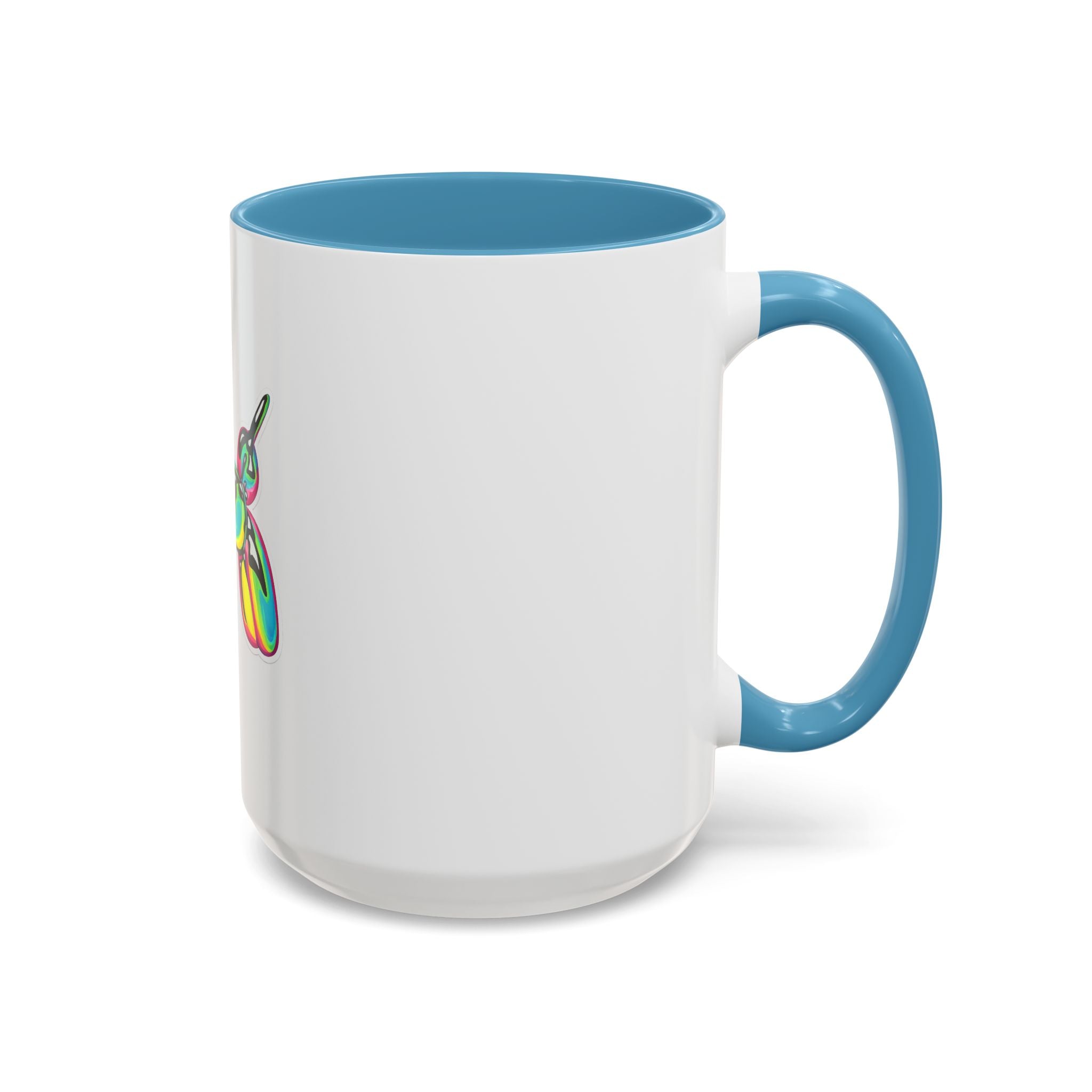 Colorful Balloon Dog Coffee Mug — Vibrant Pop Art Accent Mug (11/15 oz)