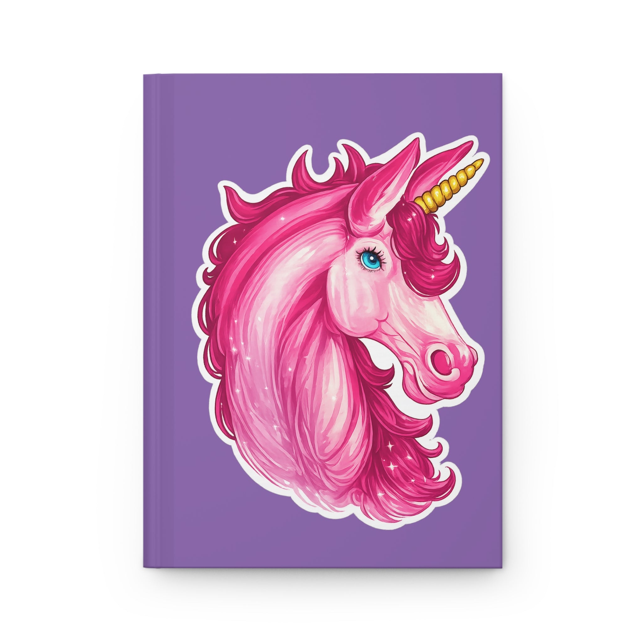 Unicorn Hardcover Journal — Pink Magical Unicorn Notebook for Kids & Teens