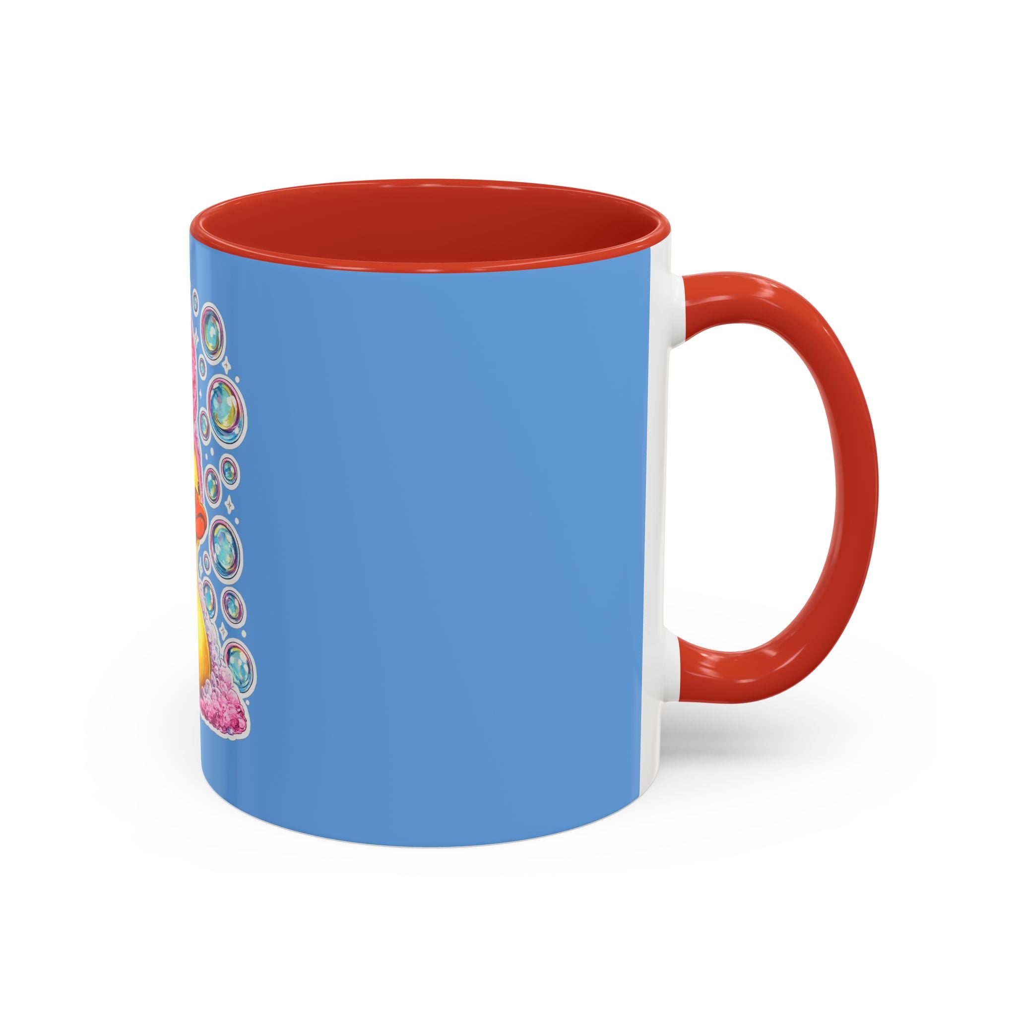Rubber Duck Spa Coffee Mug — Cute Bath Time Bubble Design (11/15oz)