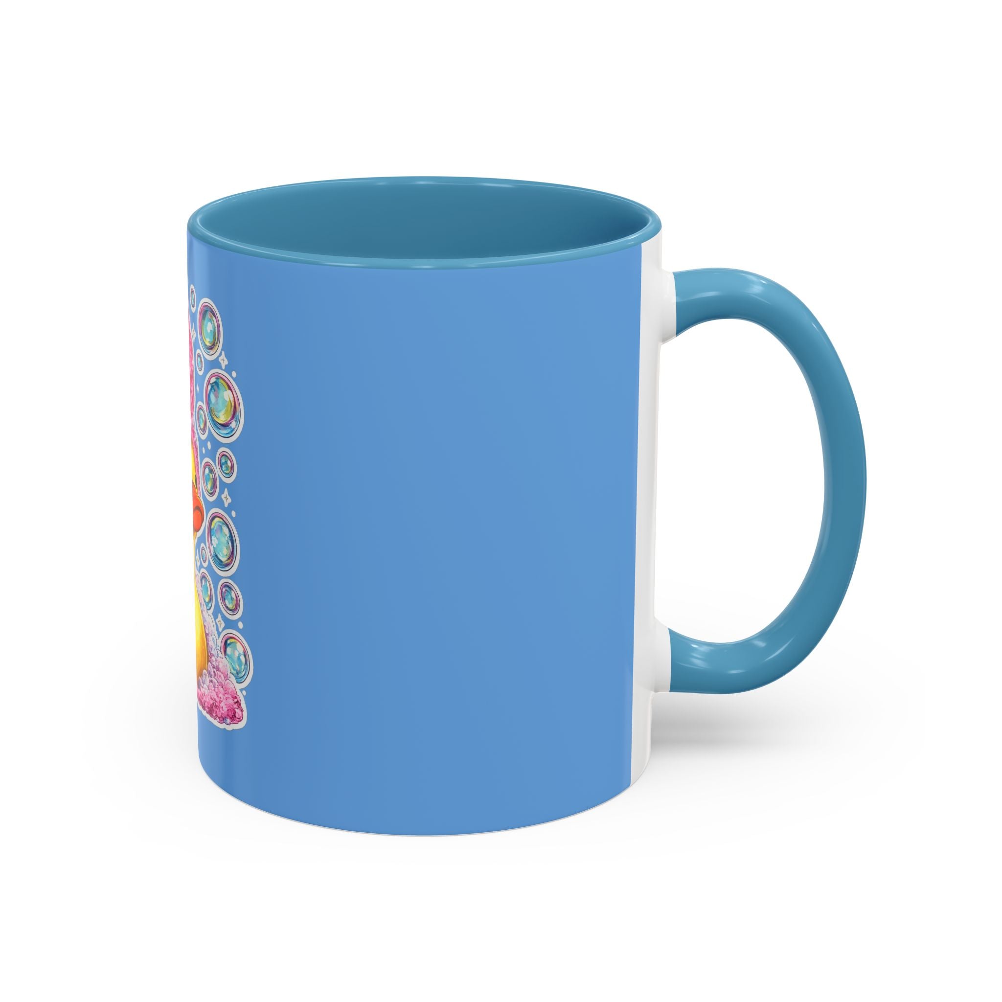 Rubber Duck Spa Coffee Mug — Cute Bath Time Bubble Design (11/15oz)