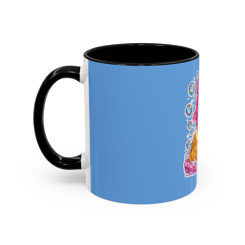 Rubber Duck Spa Coffee Mug — Cute Bath Time Bubble Design (11/15oz)