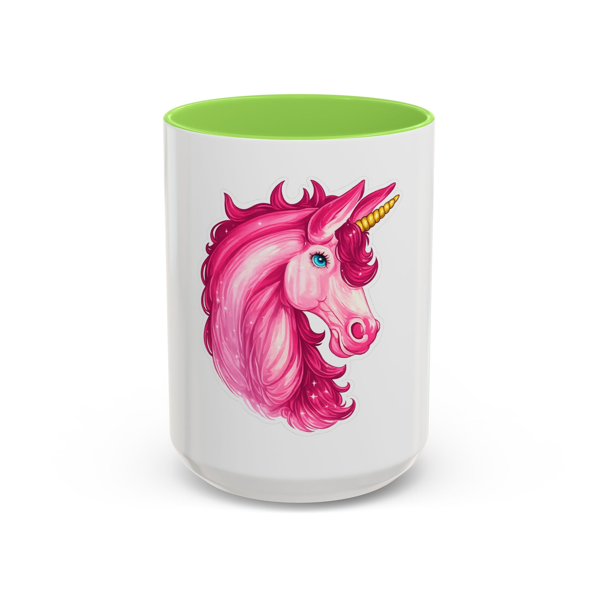 Pink Unicorn Mug — Colorful 11oz & 15oz Ceramic Coffee Cup
