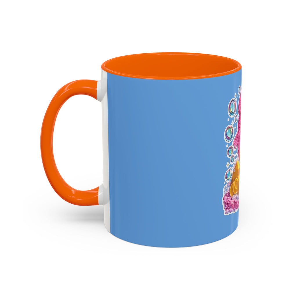 Rubber Duck Spa Coffee Mug — Cute Bath Time Bubble Design (11/15oz)