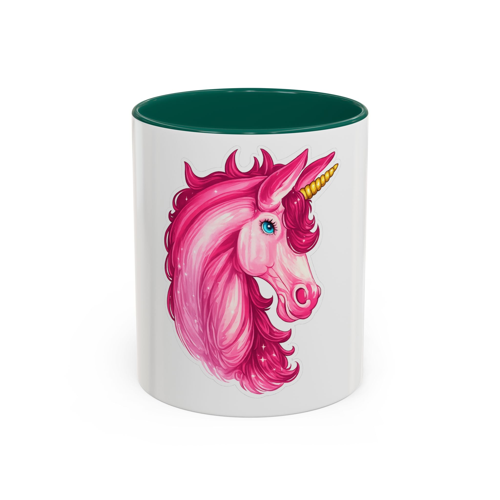 Pink Unicorn Mug — Colorful 11oz & 15oz Ceramic Coffee Cup