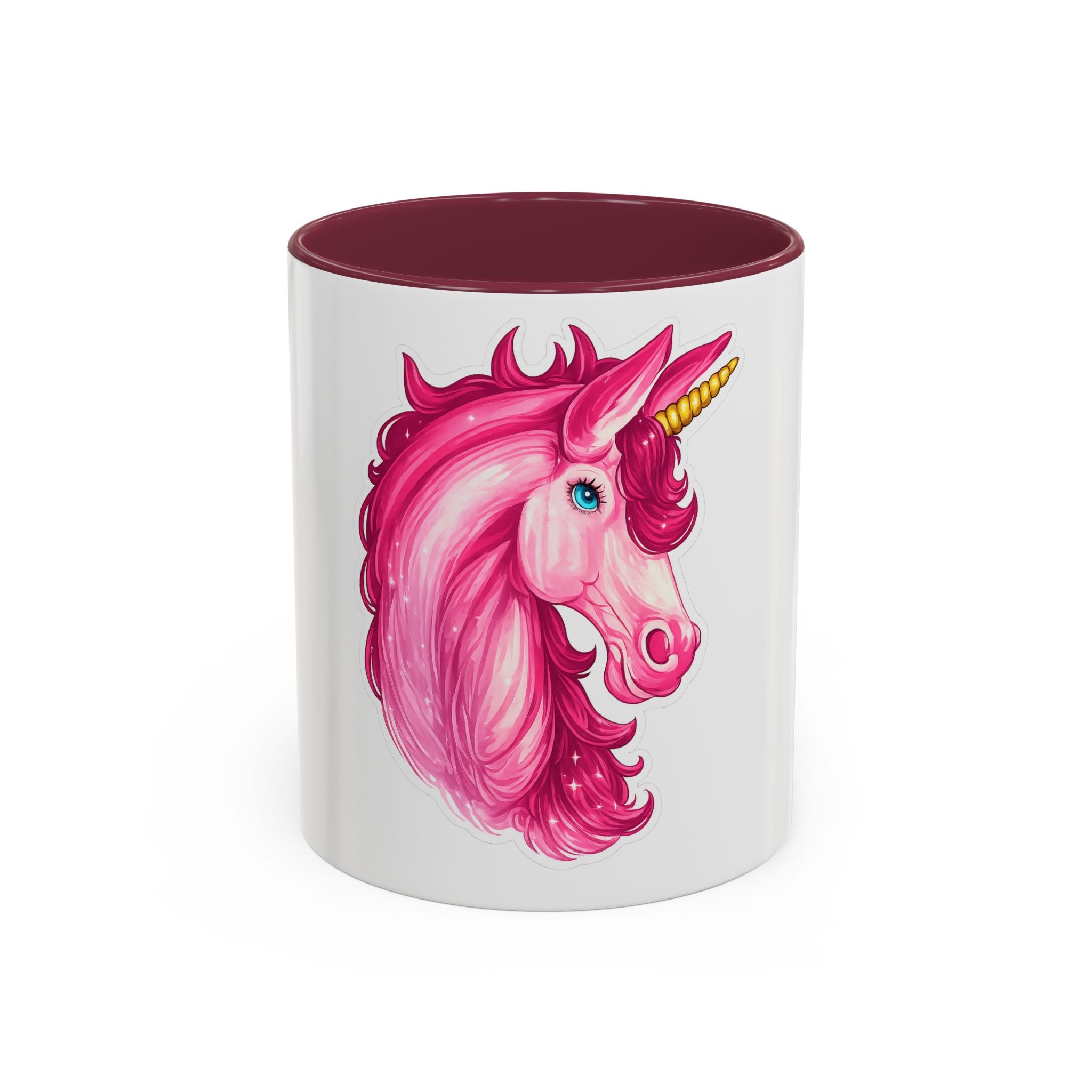 Pink Unicorn Mug — Colorful 11oz & 15oz Ceramic Coffee Cup