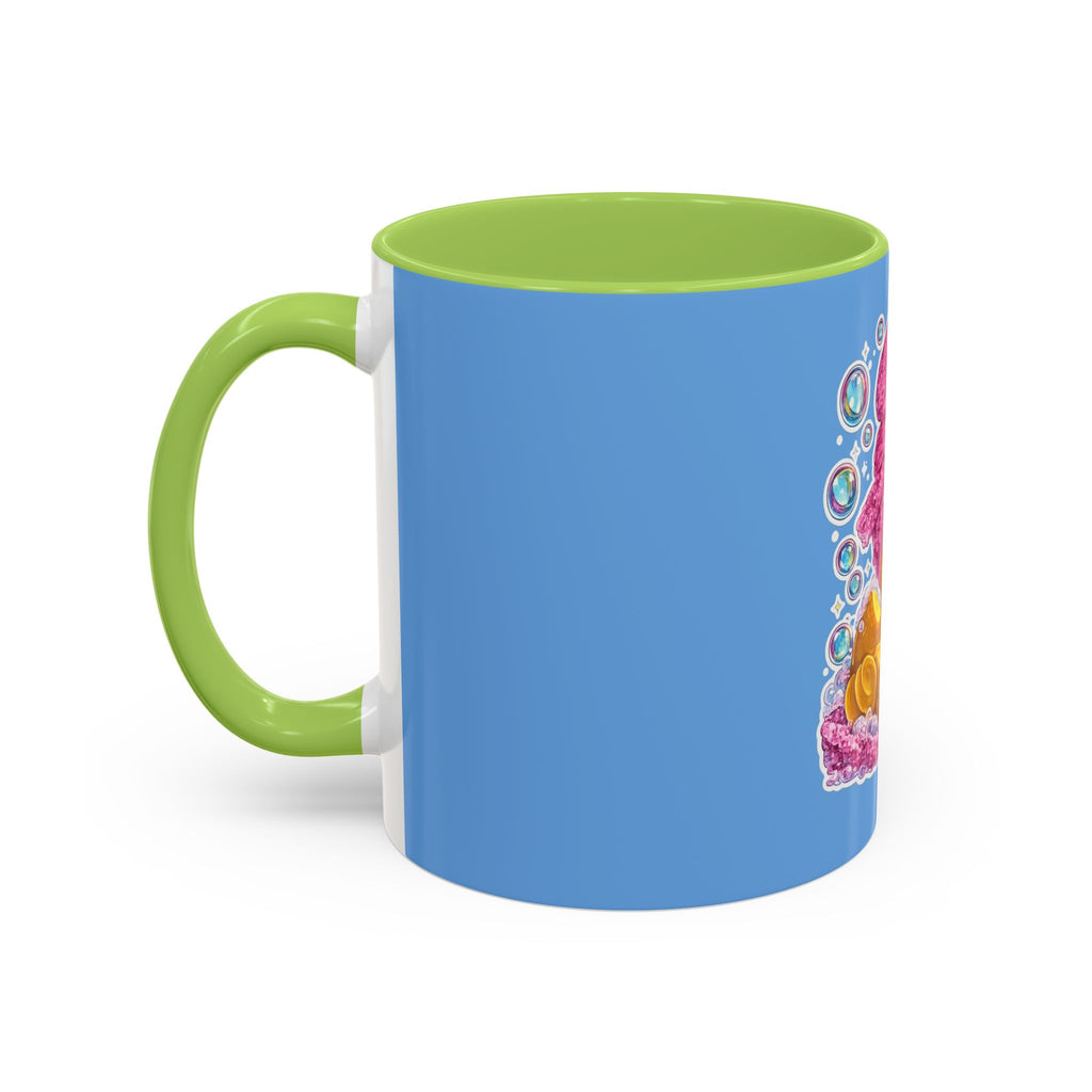 Rubber Duck Spa Coffee Mug — Cute Bath Time Bubble Design (11/15oz)