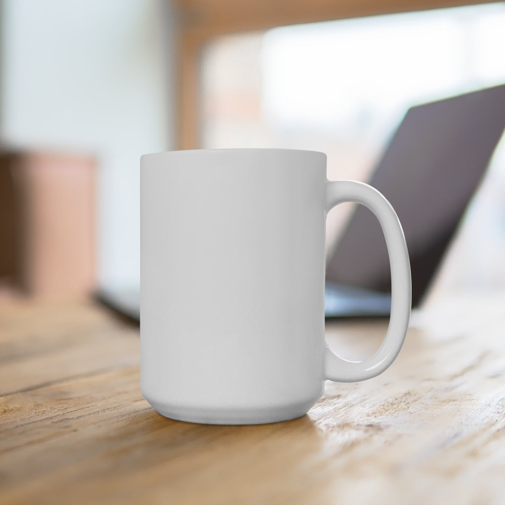Angel Cherub 15oz Mug — Floral Prayer Ceramic Coffee Cup (Gift for Baptism, Sympathy, Mother's Day)