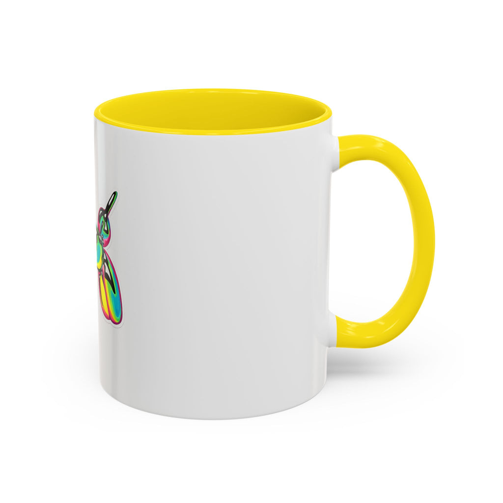 Colorful Balloon Dog Coffee Mug — Vibrant Pop Art Accent Mug (11/15 oz)