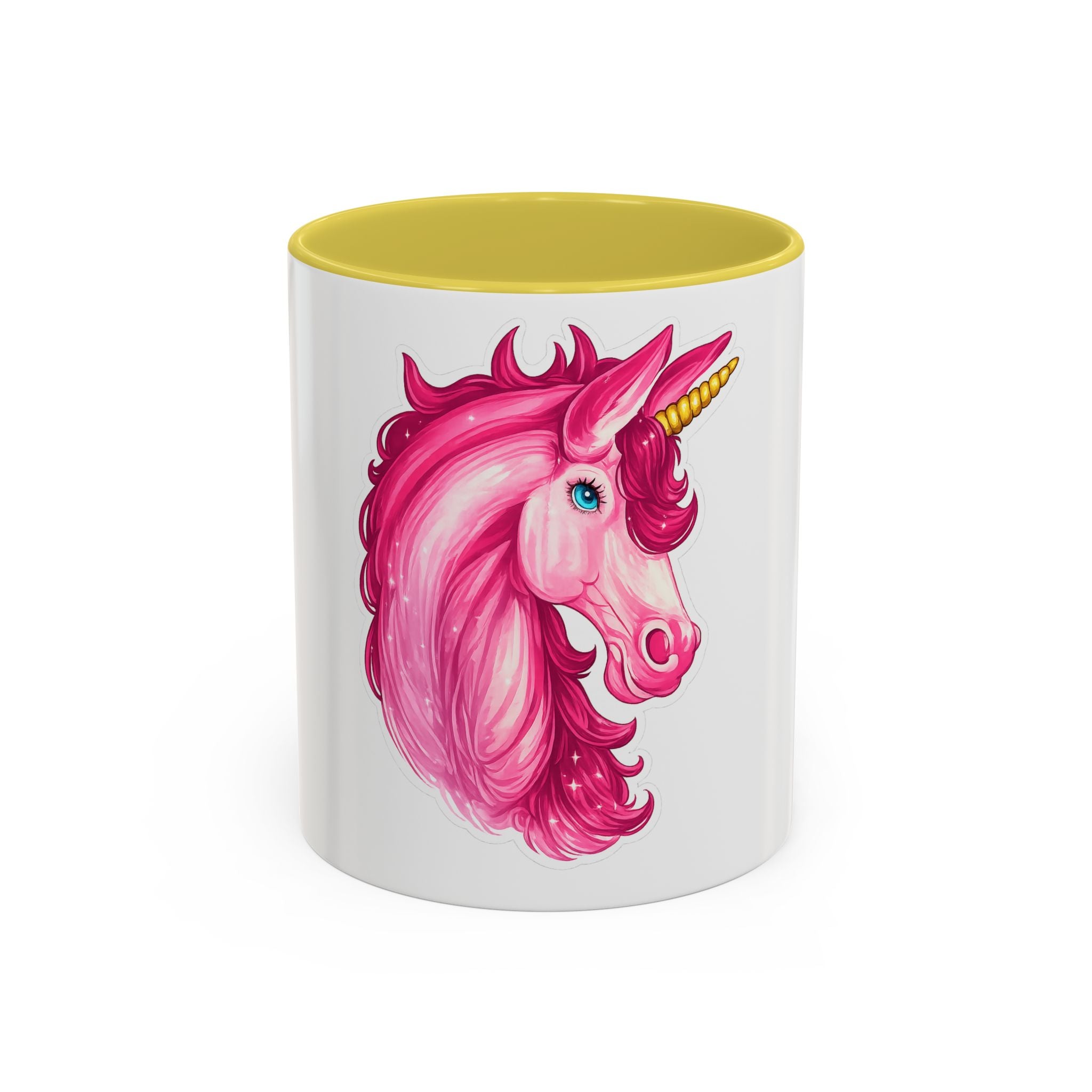 Pink Unicorn Mug — Colorful 11oz & 15oz Ceramic Coffee Cup