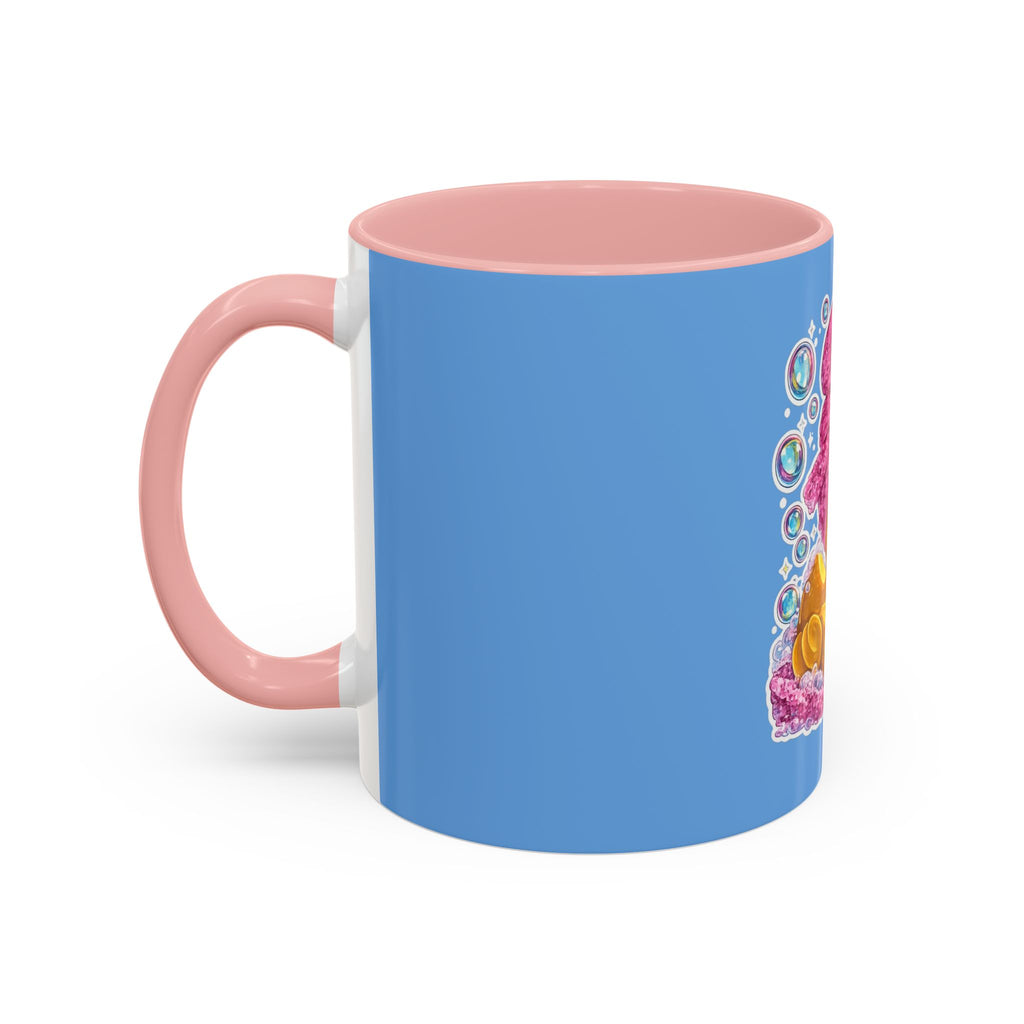 Rubber Duck Spa Coffee Mug — Cute Bath Time Bubble Design (11/15oz)