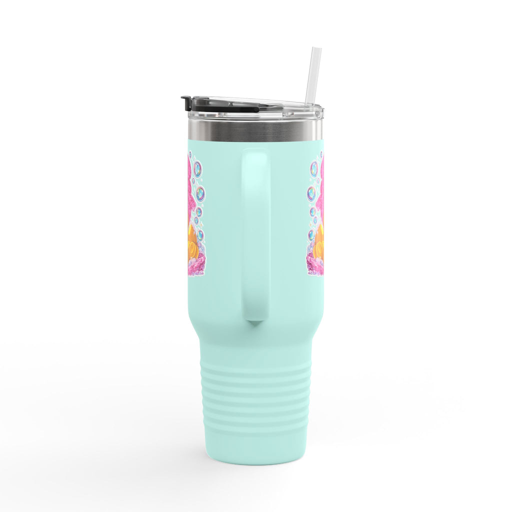 40oz Insulated Travel Mug with rubber duck Design