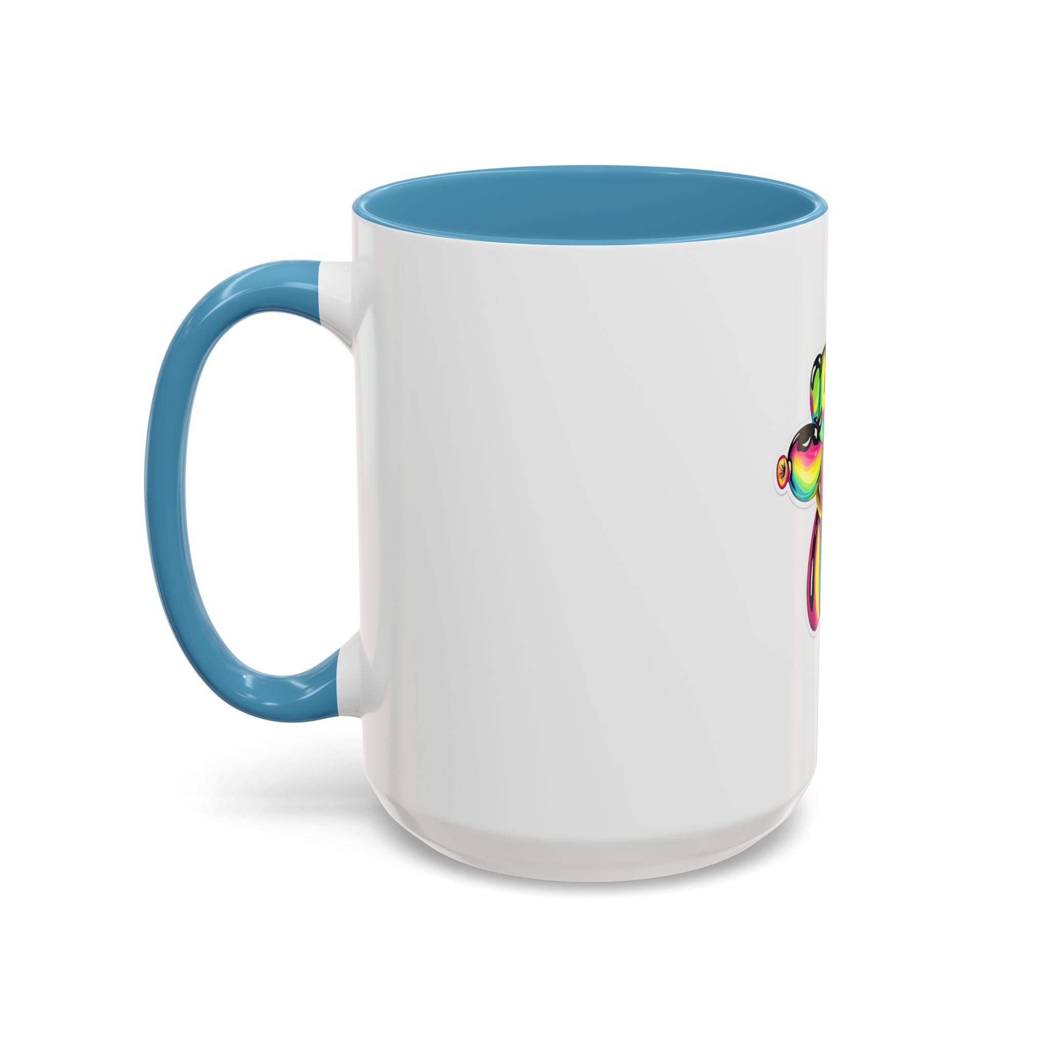 Colorful Balloon Dog Coffee Mug — Vibrant Pop Art Accent Mug (11/15 oz)
