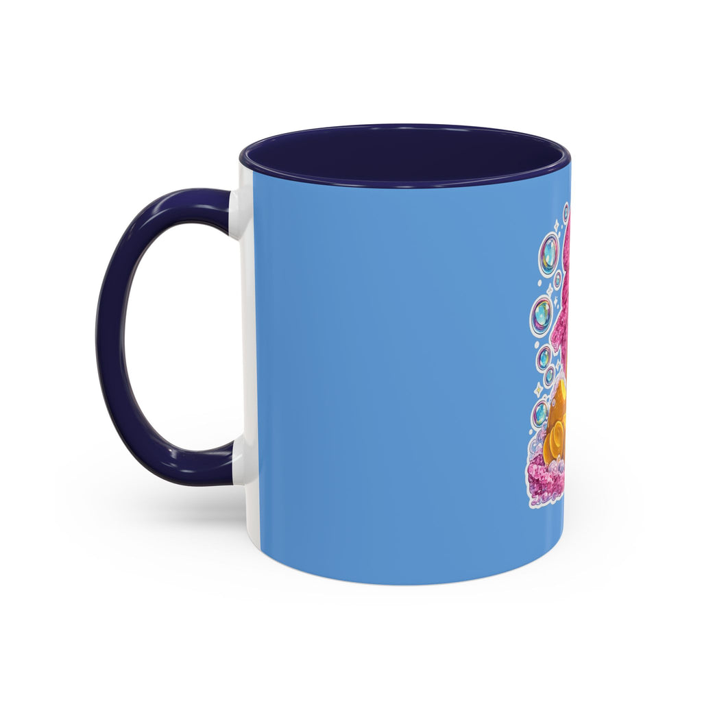 Rubber Duck Spa Coffee Mug — Cute Bath Time Bubble Design (11/15oz)