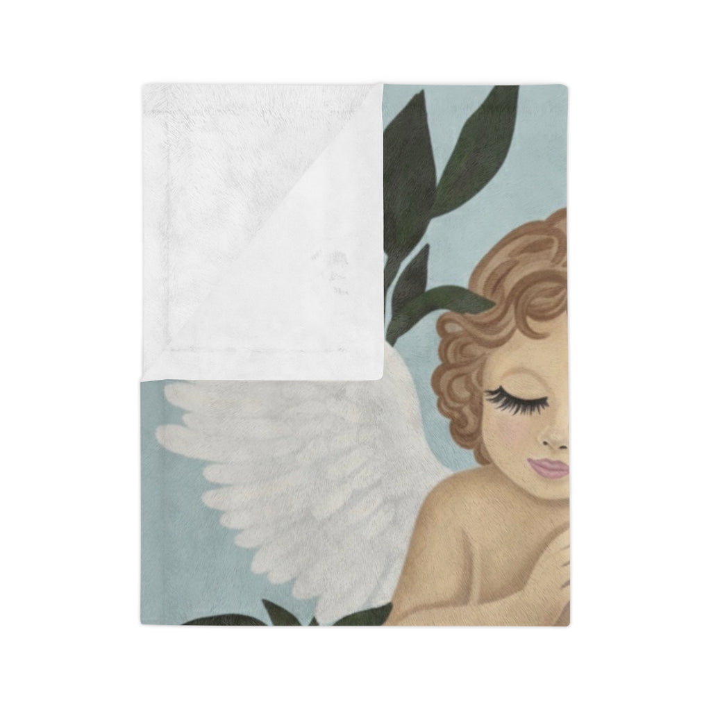 Cherub & Rose Velveteen Blanket