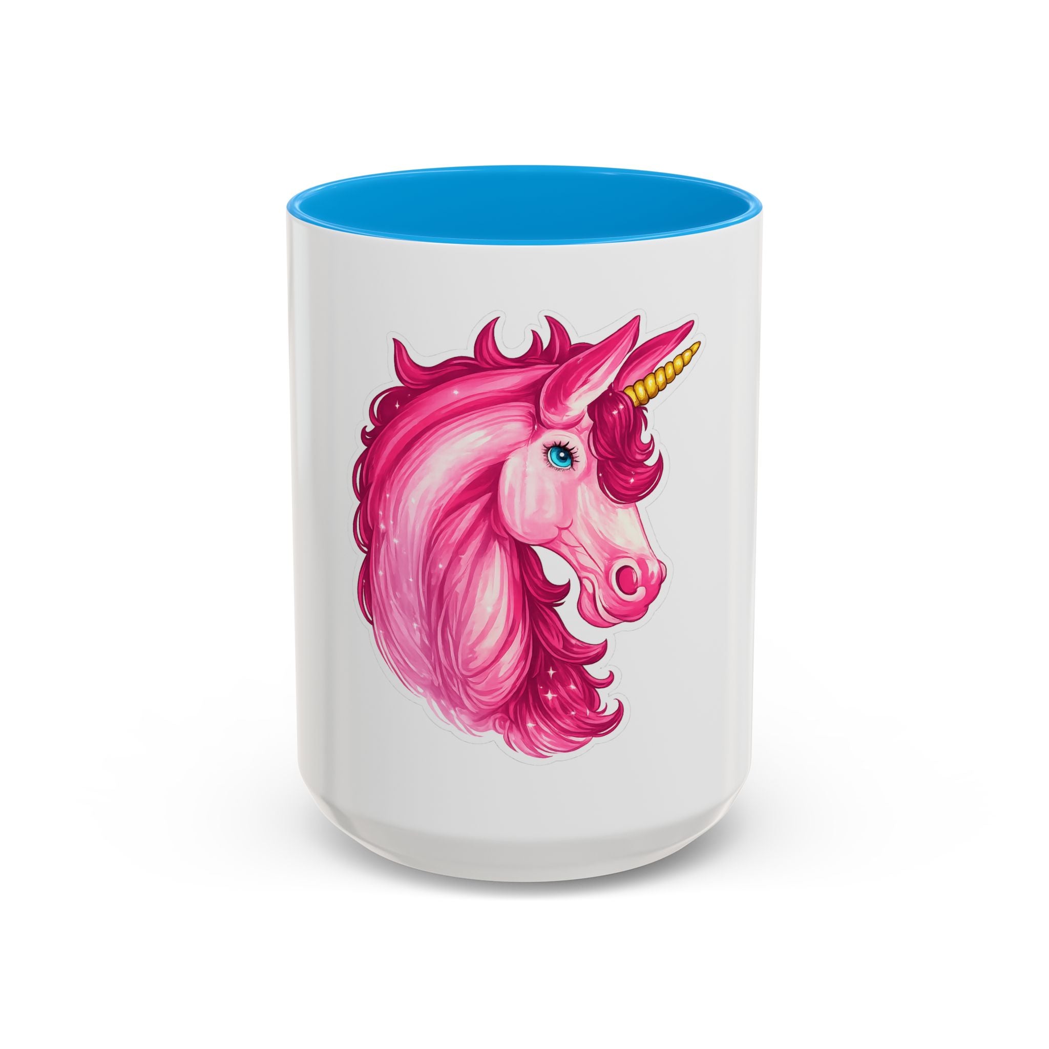 Pink Unicorn Mug — Colorful 11oz & 15oz Ceramic Coffee Cup