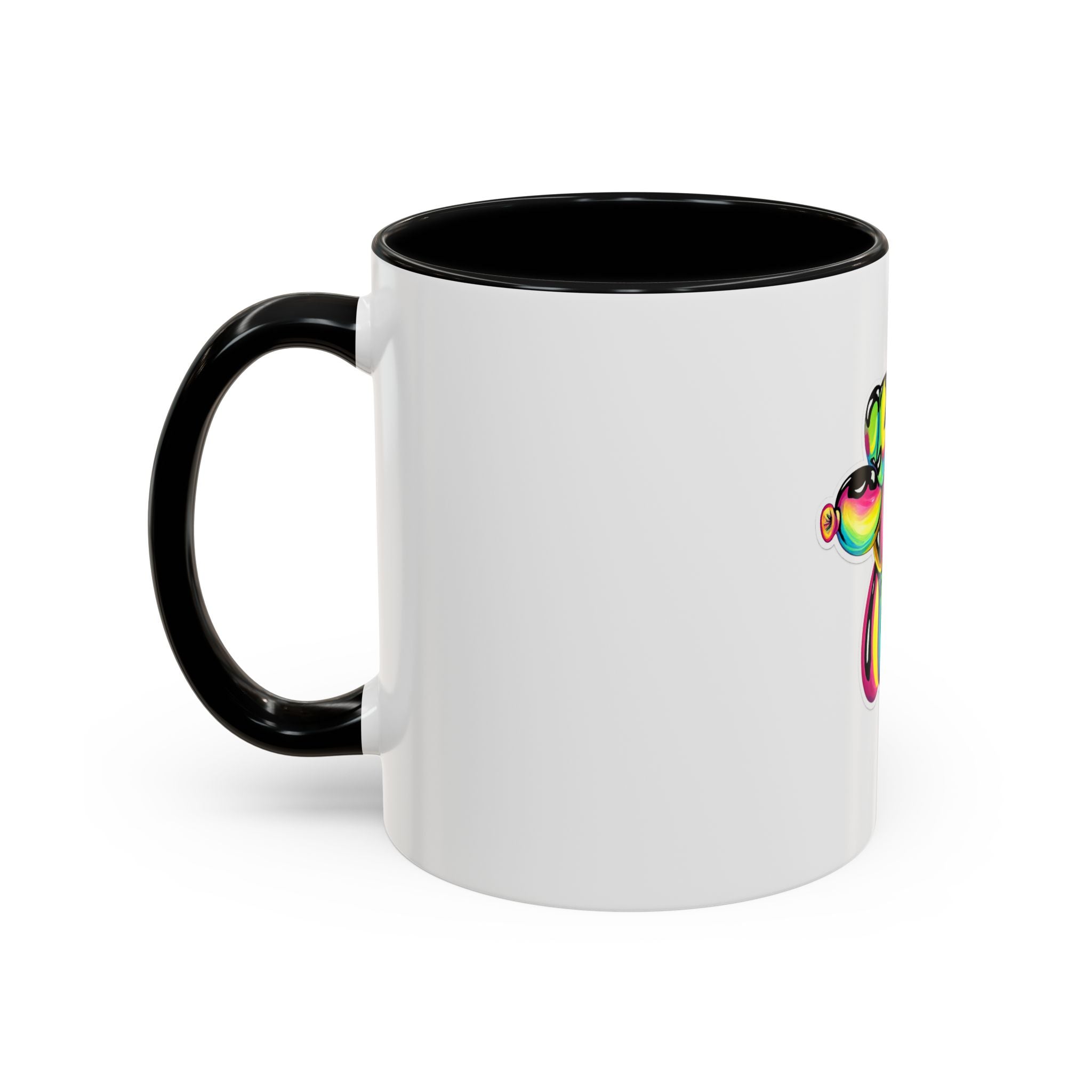 Colorful Balloon Dog Coffee Mug — Vibrant Pop Art Accent Mug (11/15 oz)