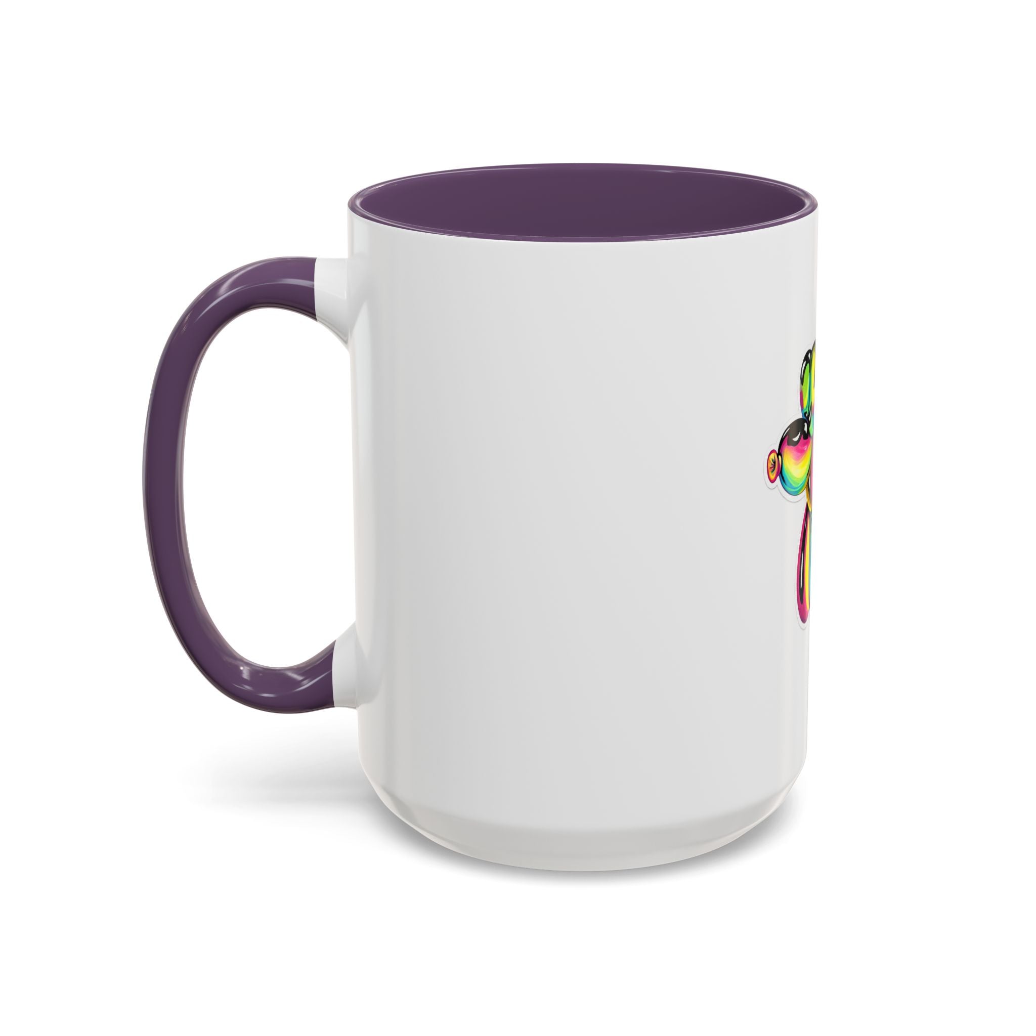 Colorful Balloon Dog Coffee Mug — Vibrant Pop Art Accent Mug (11/15 oz)
