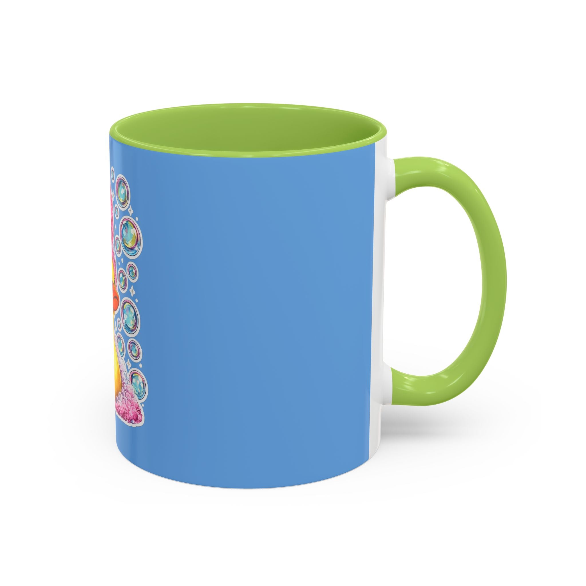 Rubber Duck Spa Coffee Mug — Cute Bath Time Bubble Design (11/15oz)