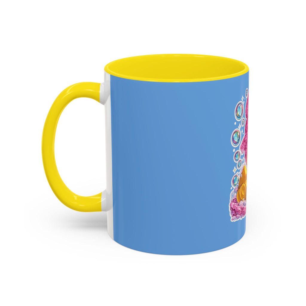 Rubber Duck Spa Coffee Mug — Cute Bath Time Bubble Design (11/15oz)
