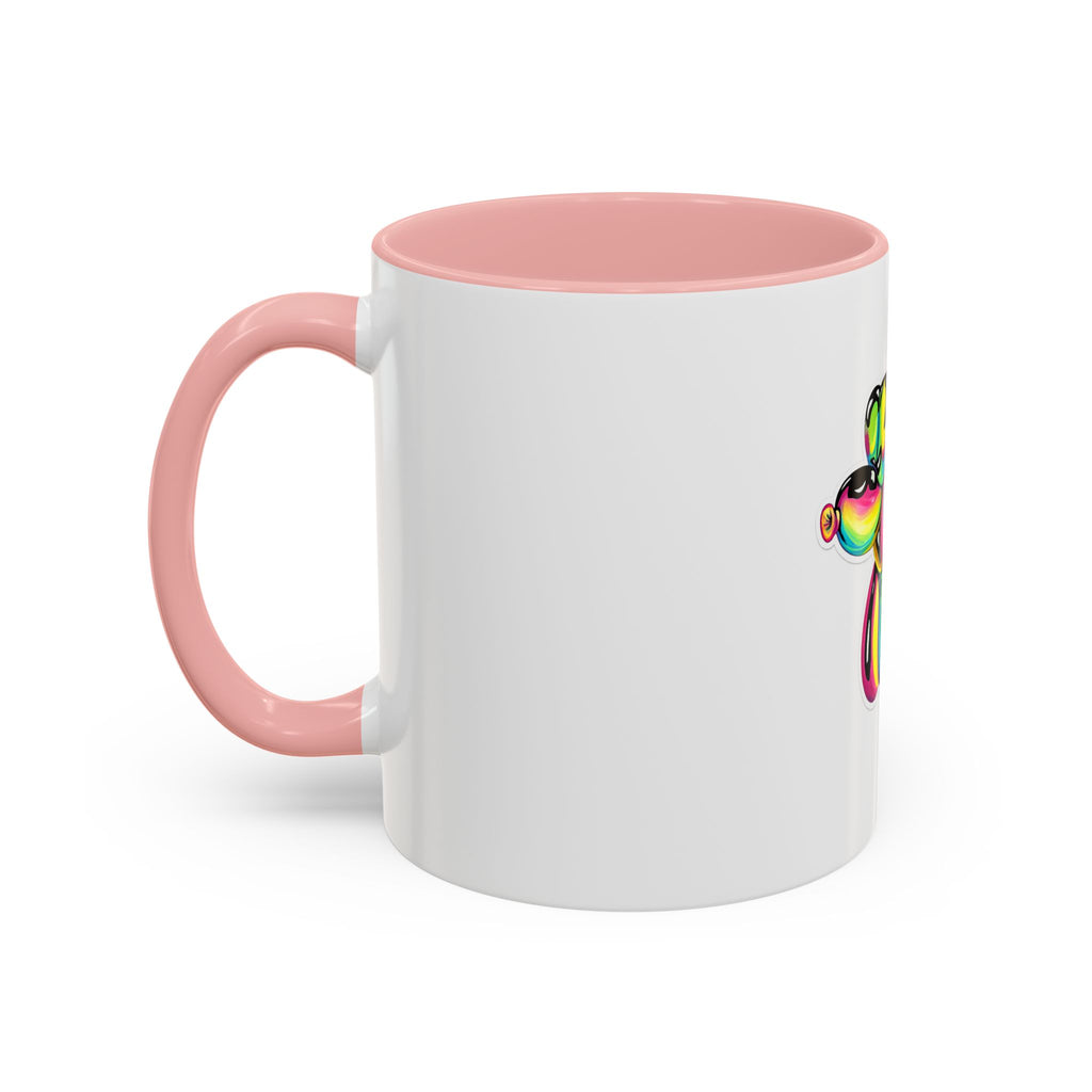 Colorful Balloon Dog Coffee Mug — Vibrant Pop Art Accent Mug (11/15 oz)