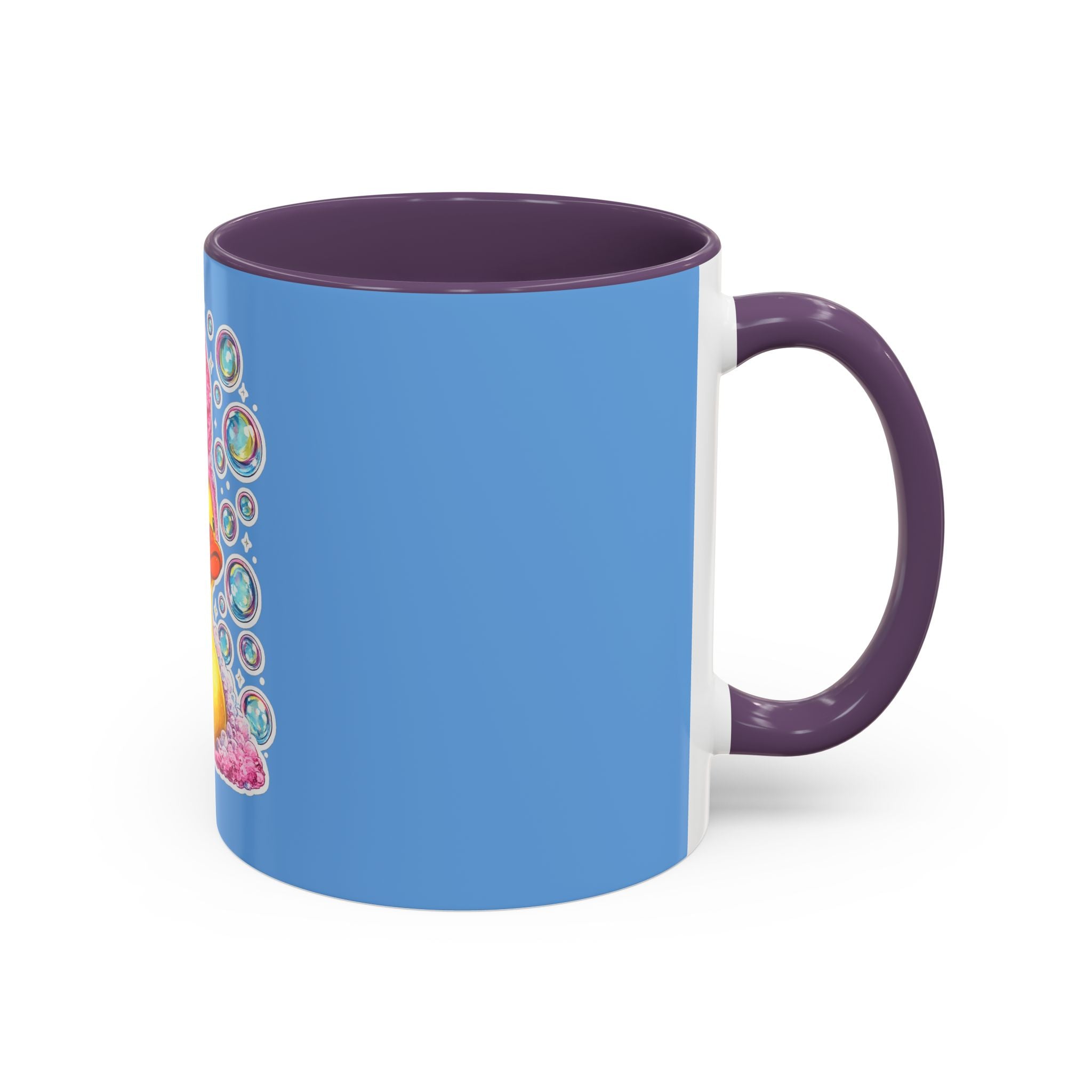 Rubber Duck Spa Coffee Mug — Cute Bath Time Bubble Design (11/15oz)