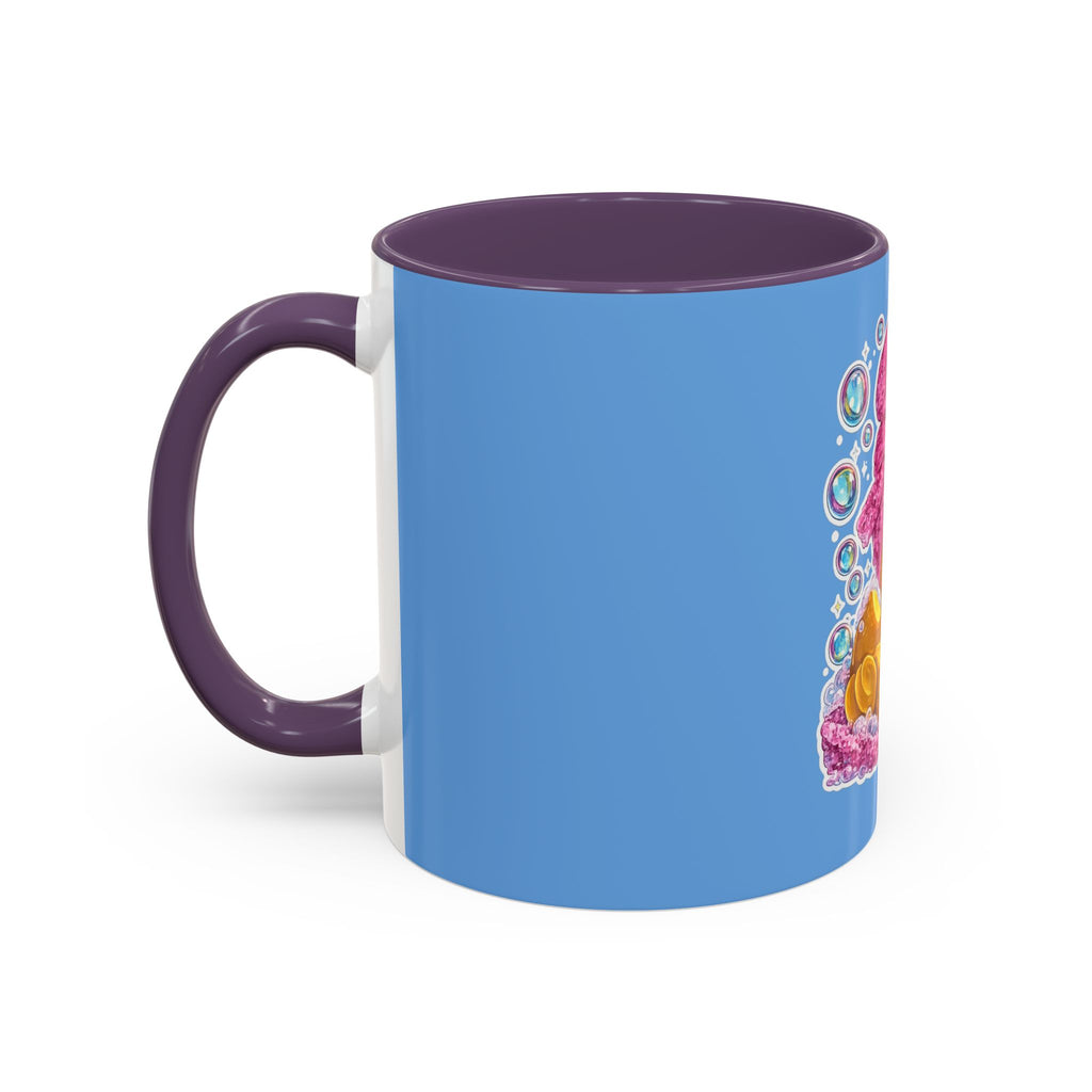 Rubber Duck Spa Coffee Mug — Cute Bath Time Bubble Design (11/15oz)