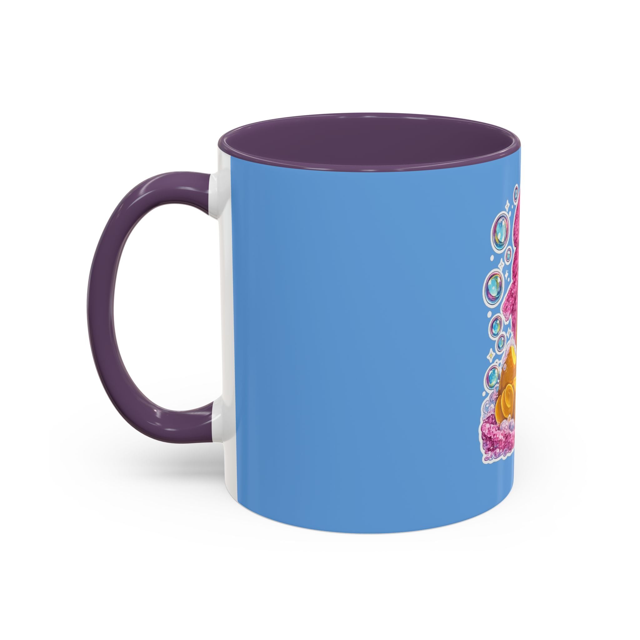 Rubber Duck Spa Coffee Mug — Cute Bath Time Bubble Design (11/15oz)