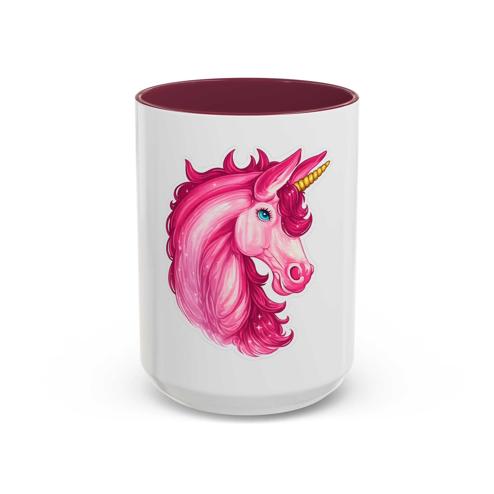 Pink Unicorn Mug — Colorful 11oz & 15oz Ceramic Coffee Cup