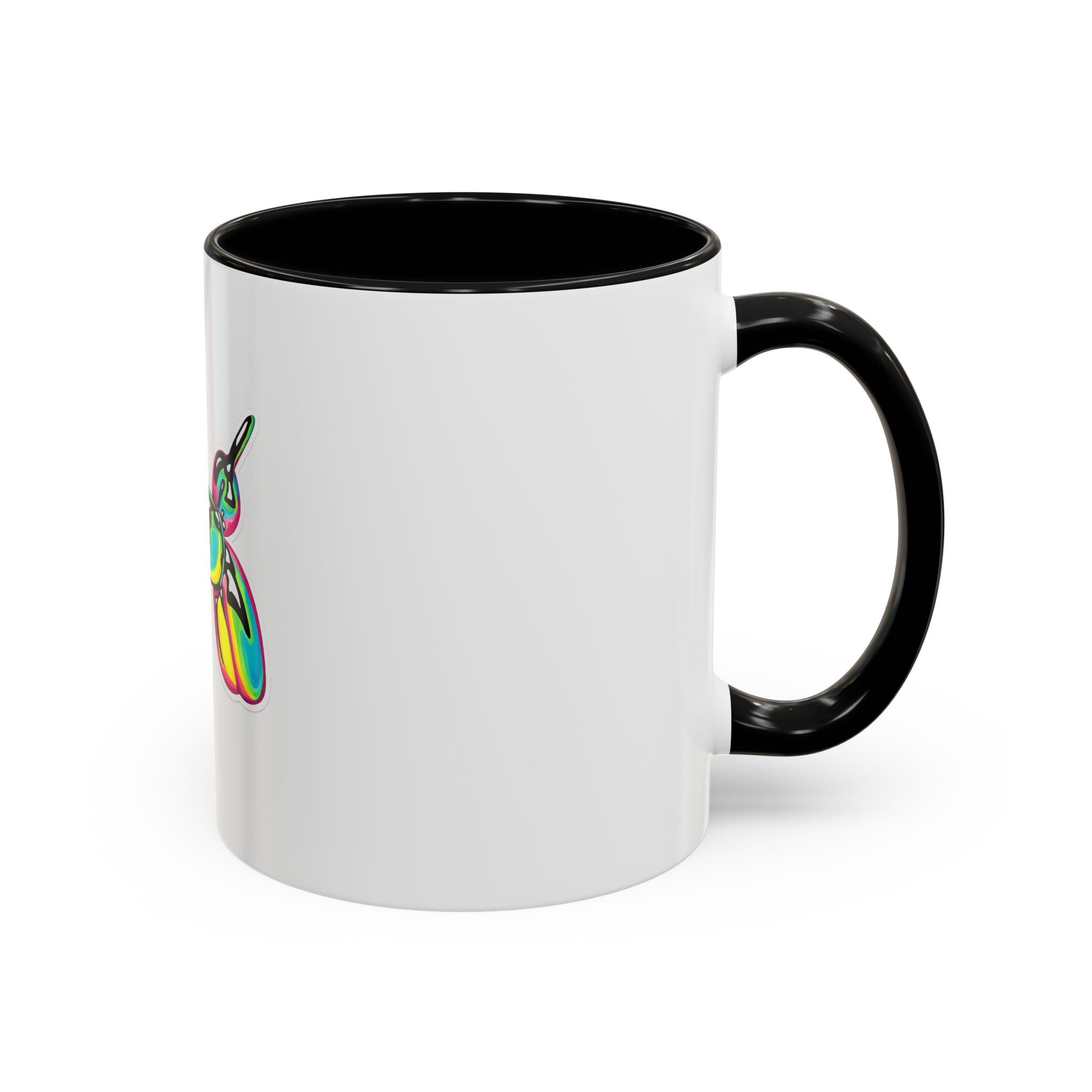 Colorful Balloon Dog Coffee Mug — Vibrant Pop Art Accent Mug (11/15 oz)