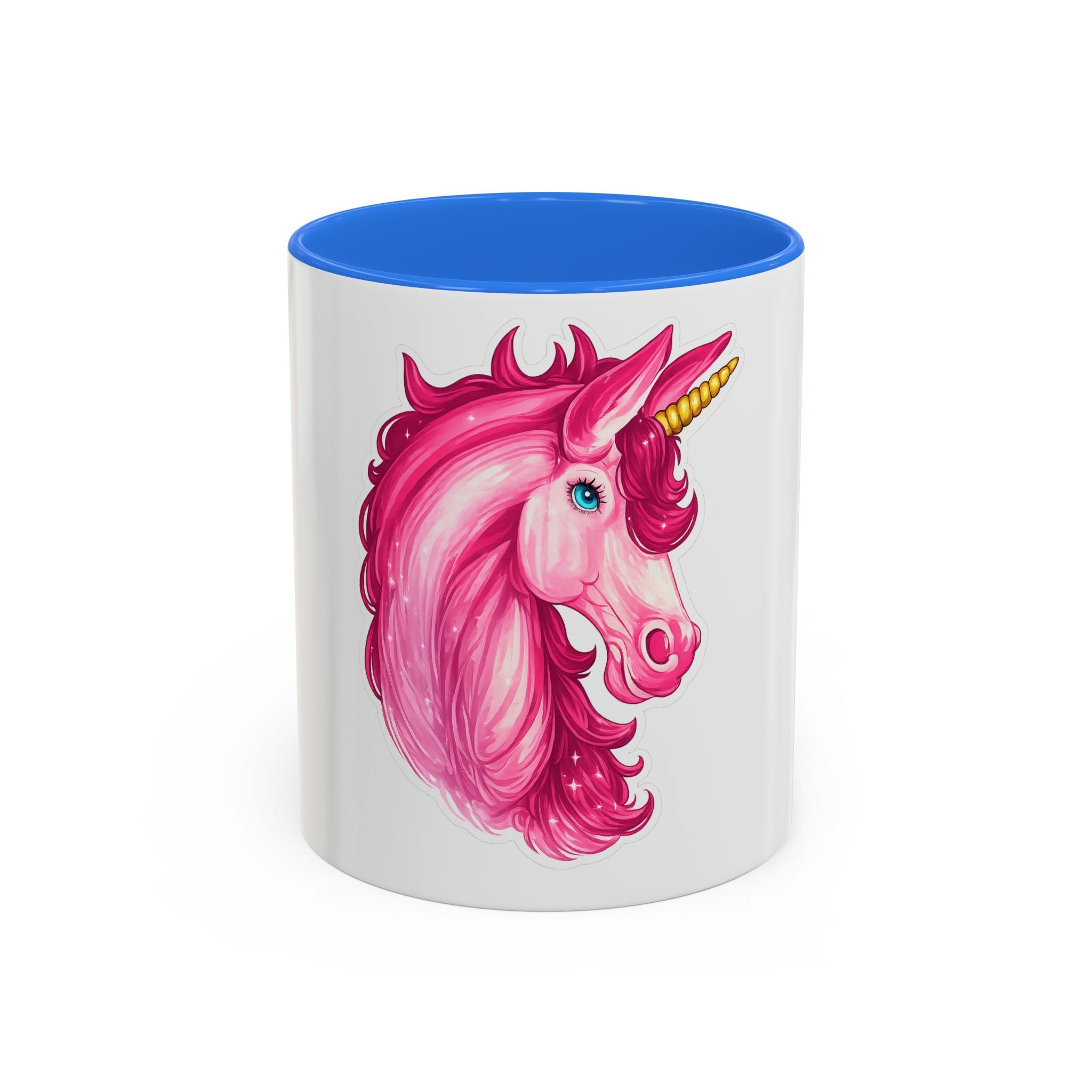 Pink Unicorn Mug — Colorful 11oz & 15oz Ceramic Coffee Cup