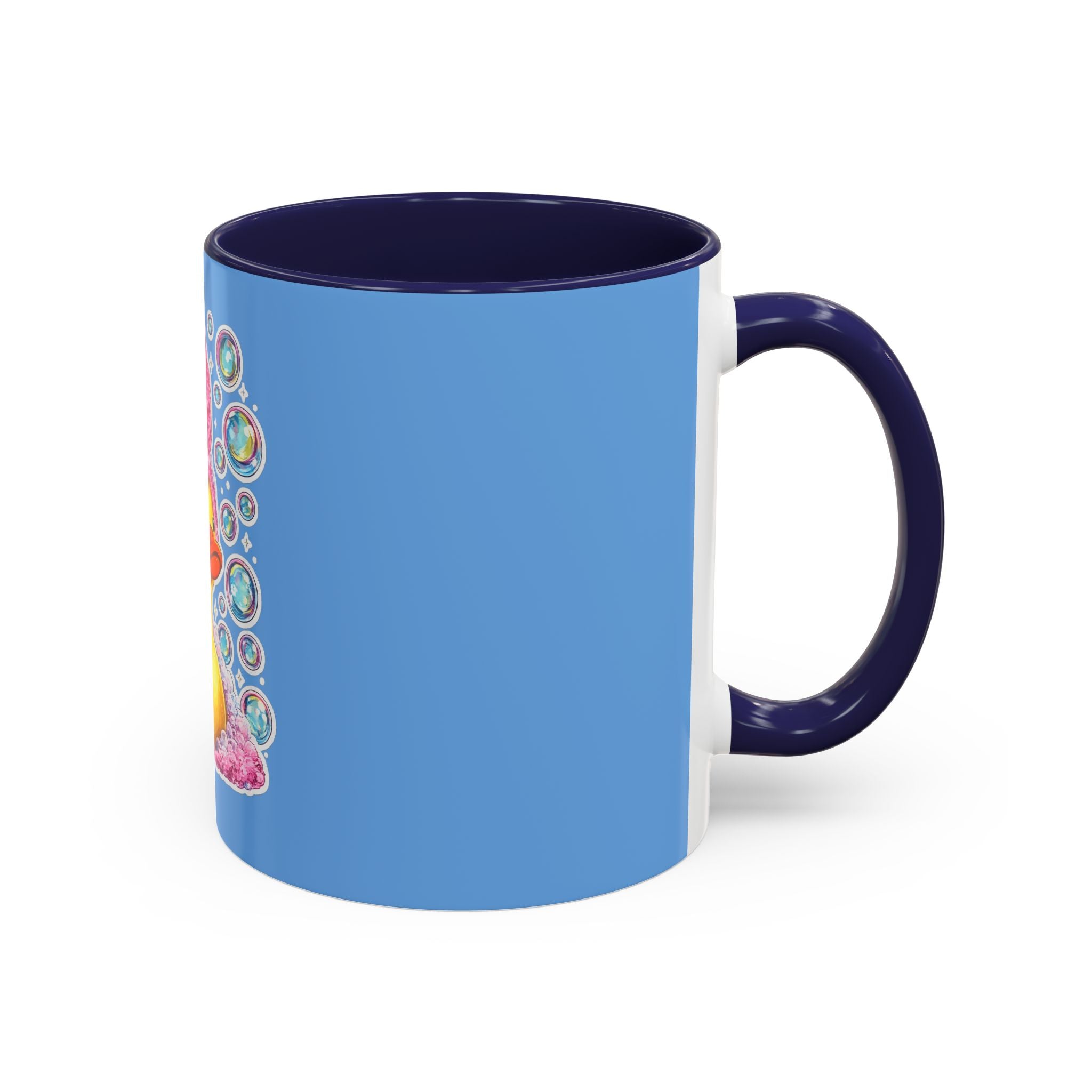 Rubber Duck Spa Coffee Mug — Cute Bath Time Bubble Design (11/15oz)