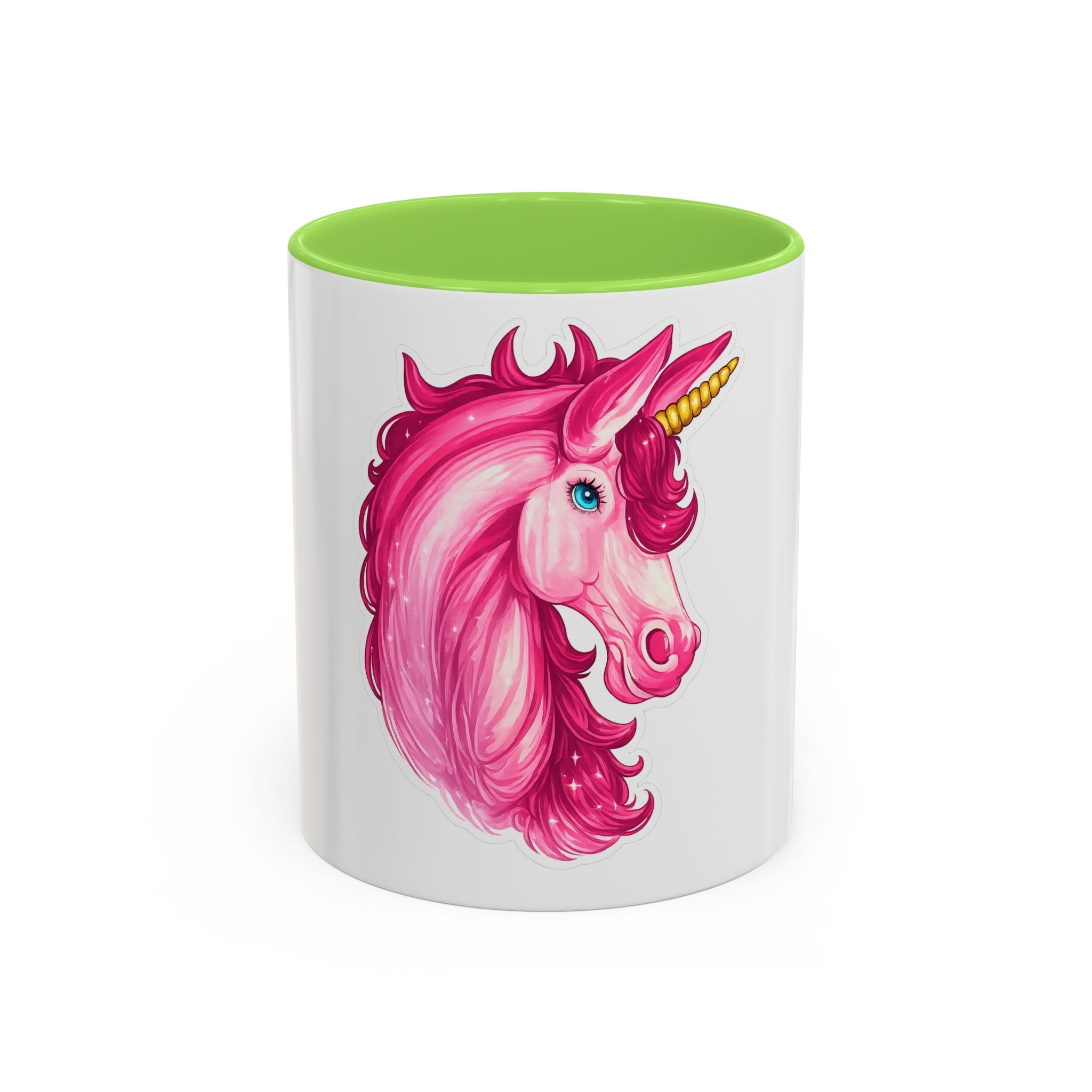 Pink Unicorn Mug — Colorful 11oz & 15oz Ceramic Coffee Cup