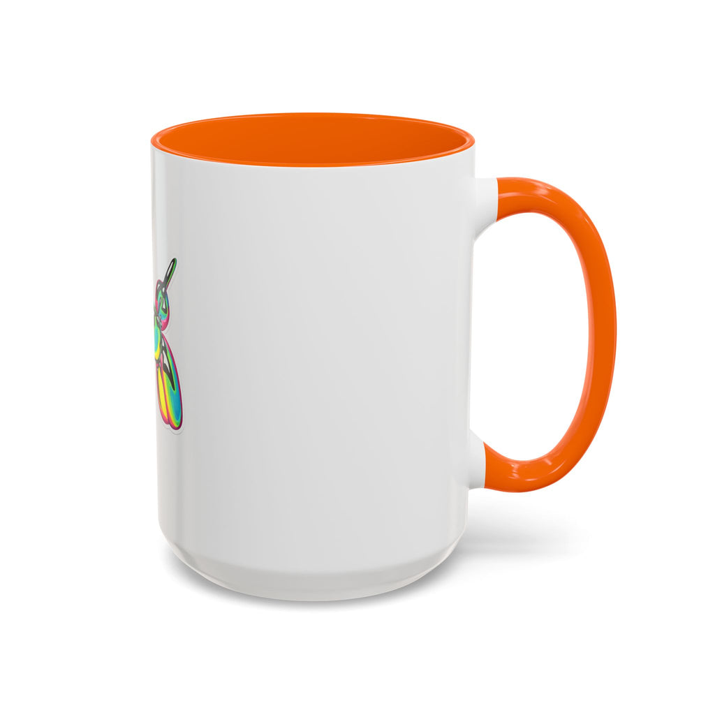 Colorful Balloon Dog Coffee Mug — Vibrant Pop Art Accent Mug (11/15 oz)