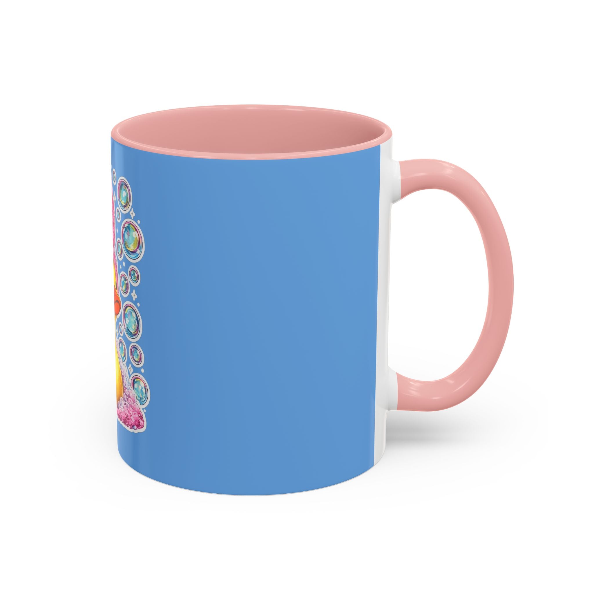 Rubber Duck Spa Coffee Mug — Cute Bath Time Bubble Design (11/15oz)