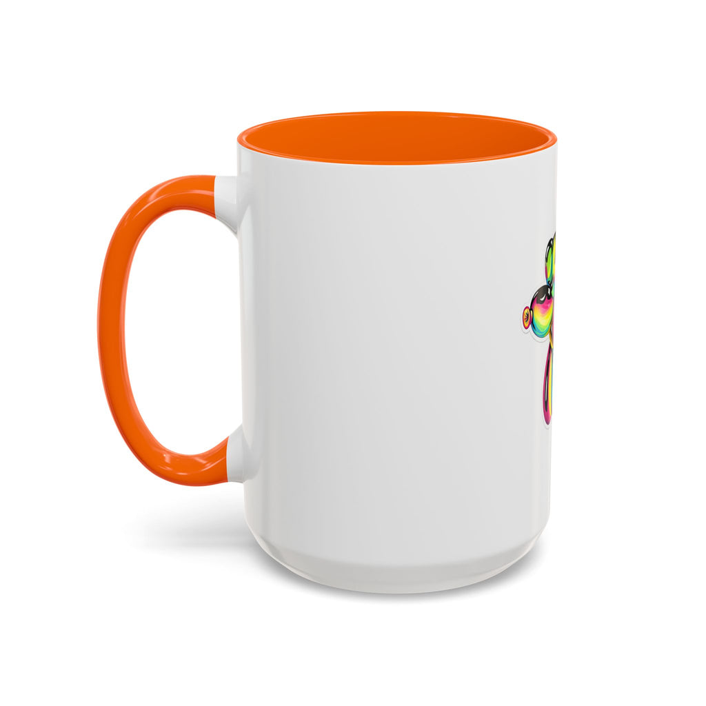 Colorful Balloon Dog Coffee Mug — Vibrant Pop Art Accent Mug (11/15 oz)