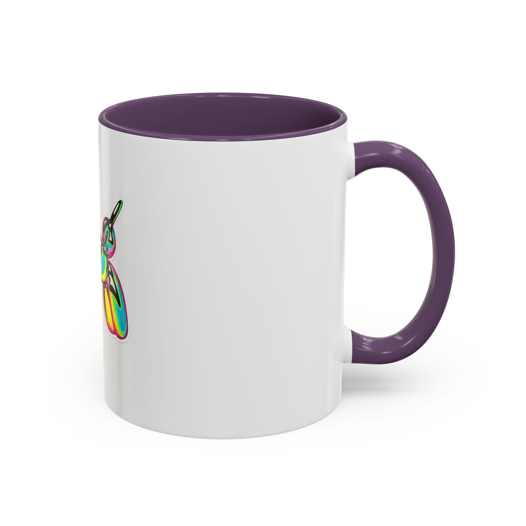 Colorful Balloon Dog Coffee Mug — Vibrant Pop Art Accent Mug (11/15 oz)