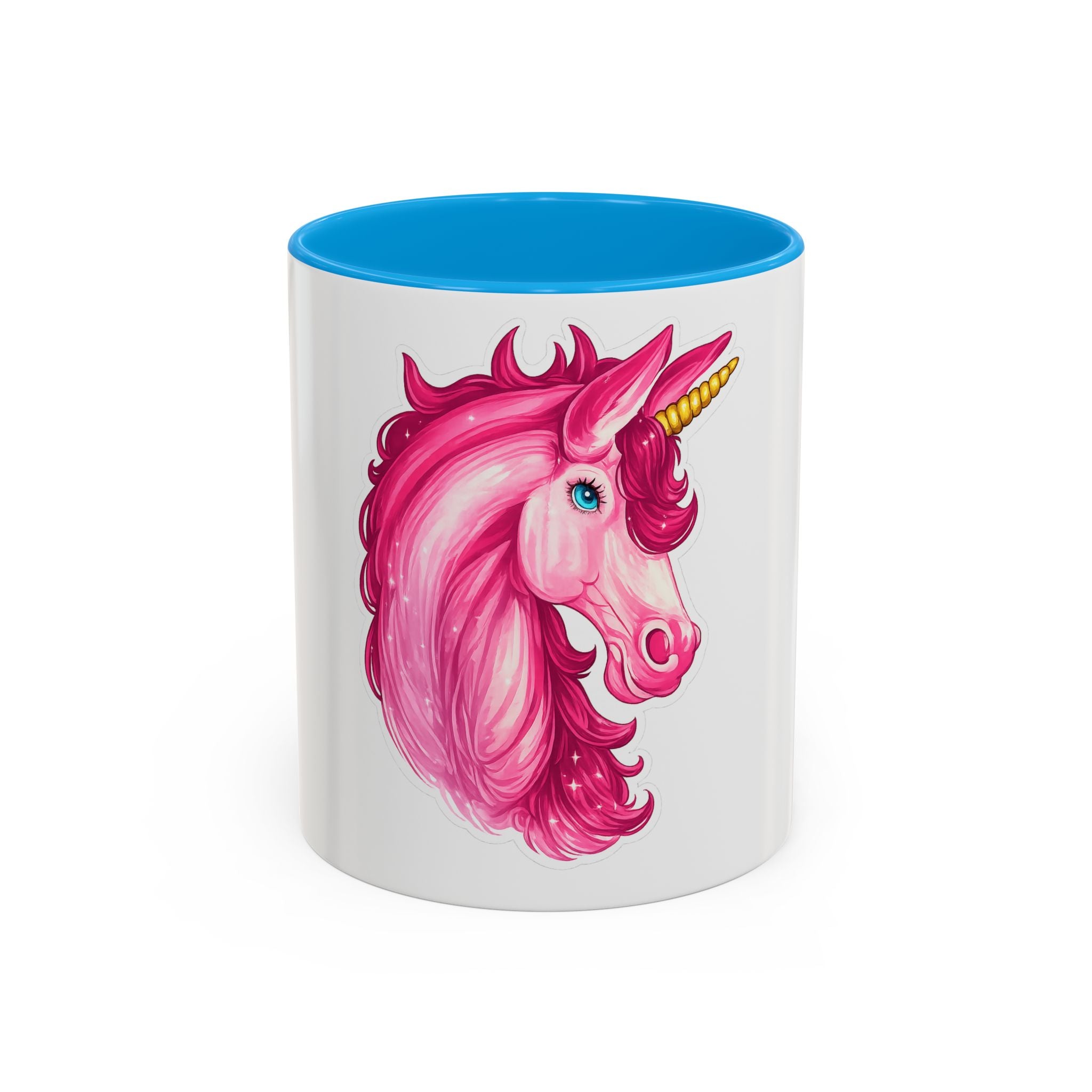 Pink Unicorn Mug — Colorful 11oz & 15oz Ceramic Coffee Cup