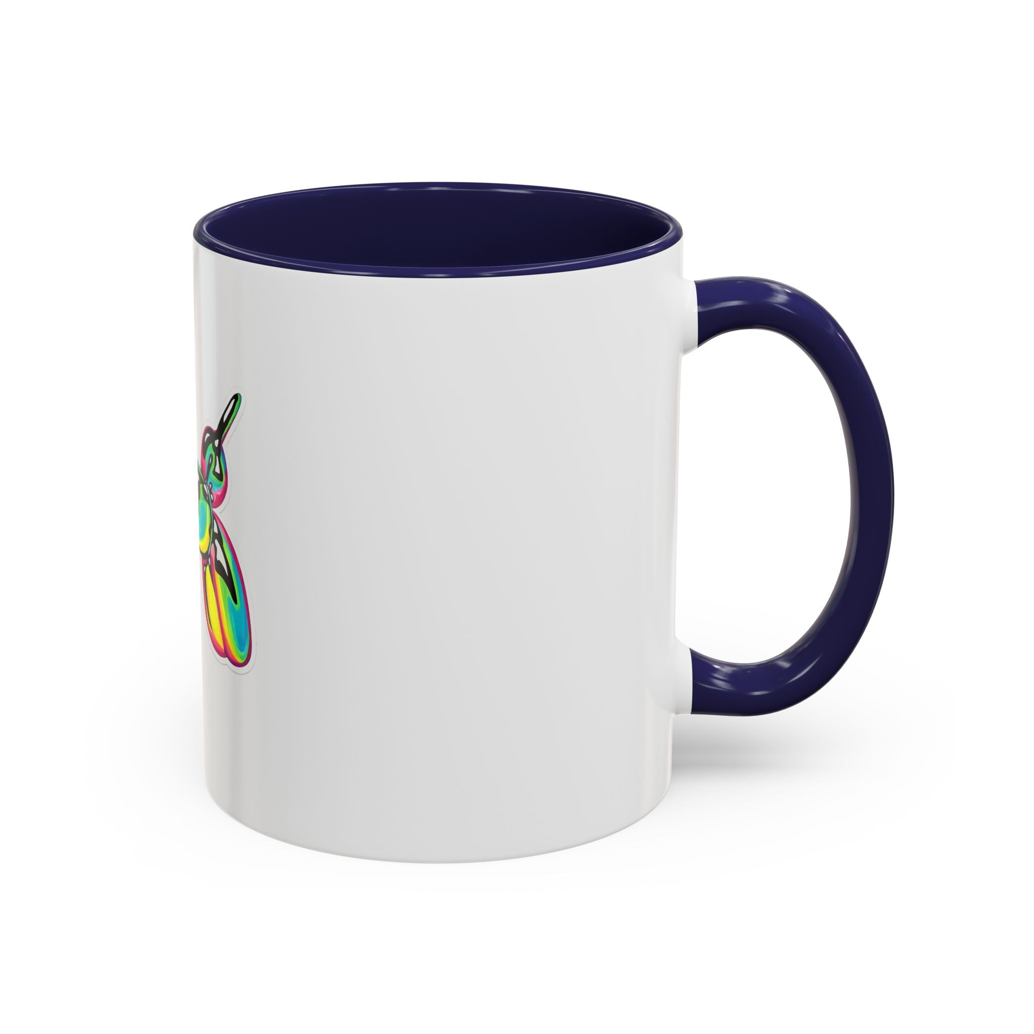 Colorful Balloon Dog Coffee Mug — Vibrant Pop Art Accent Mug (11/15 oz)