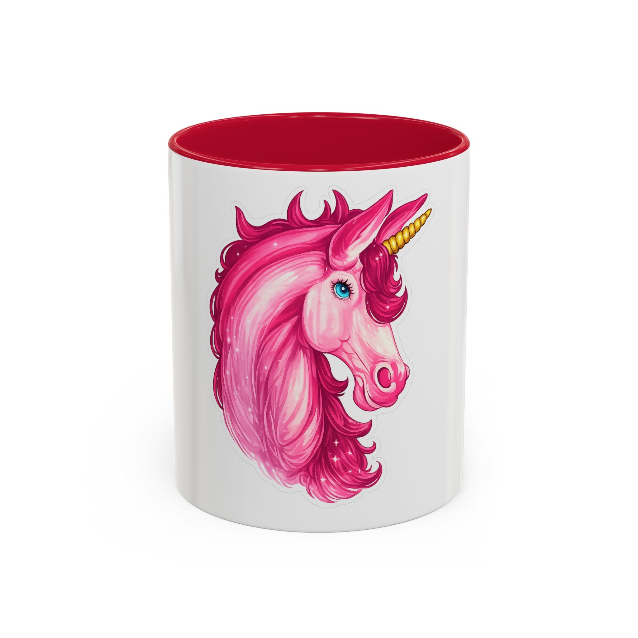 Pink Unicorn Mug — Colorful 11oz & 15oz Ceramic Coffee Cup