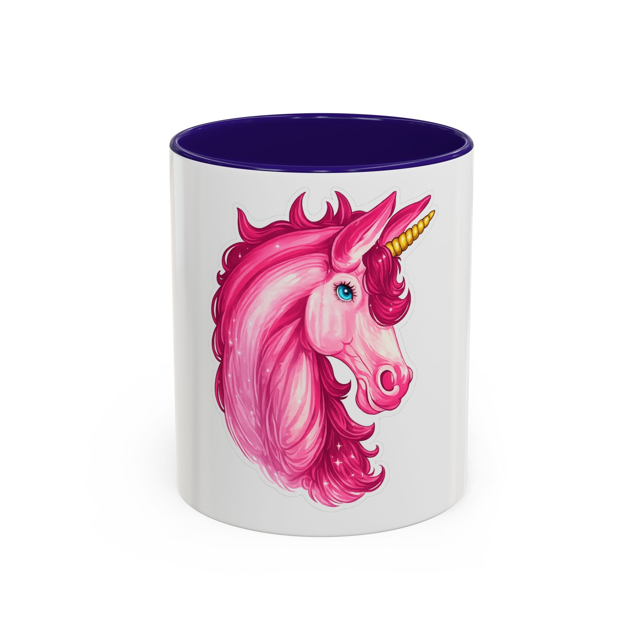 Pink Unicorn Mug — Colorful 11oz & 15oz Ceramic Coffee Cup