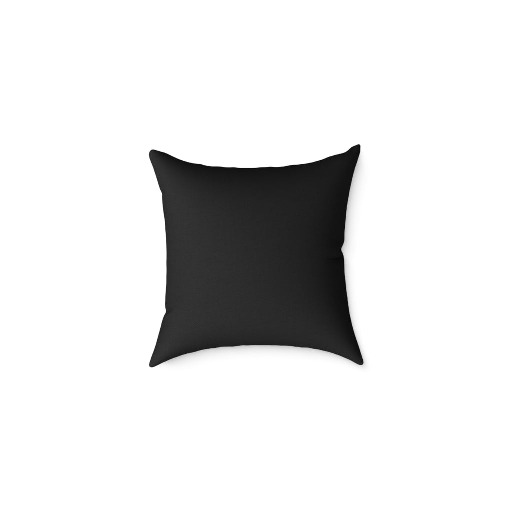 Red Rose Floral Throw Pillow — Square Canvas Decorative Pillow