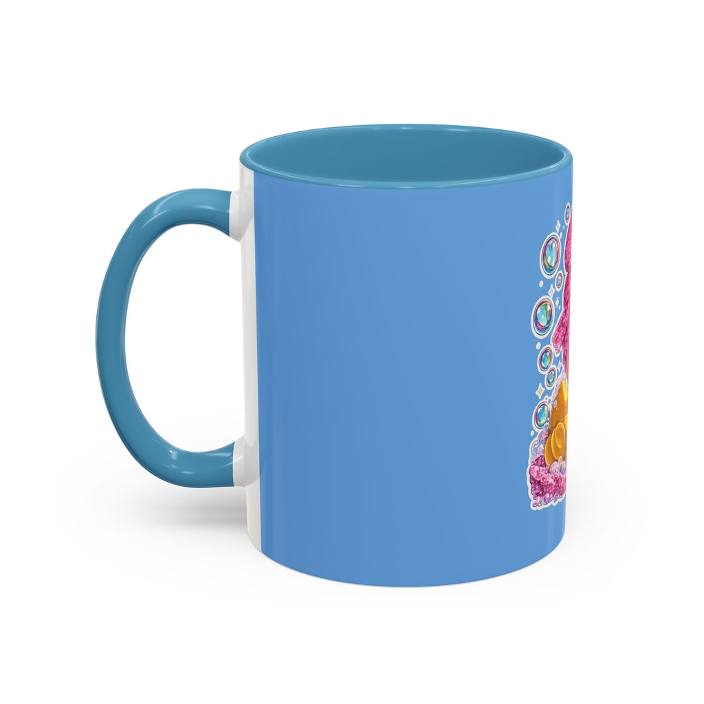 Rubber Duck Spa Coffee Mug — Cute Bath Time Bubble Design (11/15oz)
